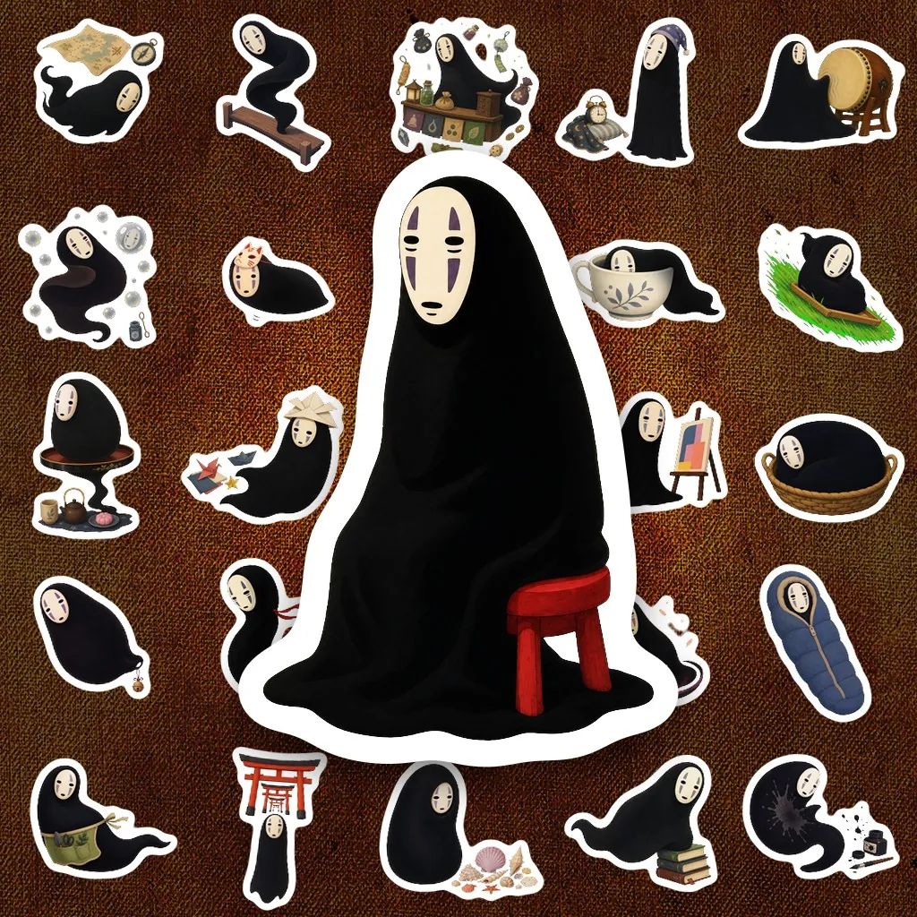 180 Sticker IN LASER Vô diện Cute Dễ Thương Dán Laptop Sổ Tay Bình Nước